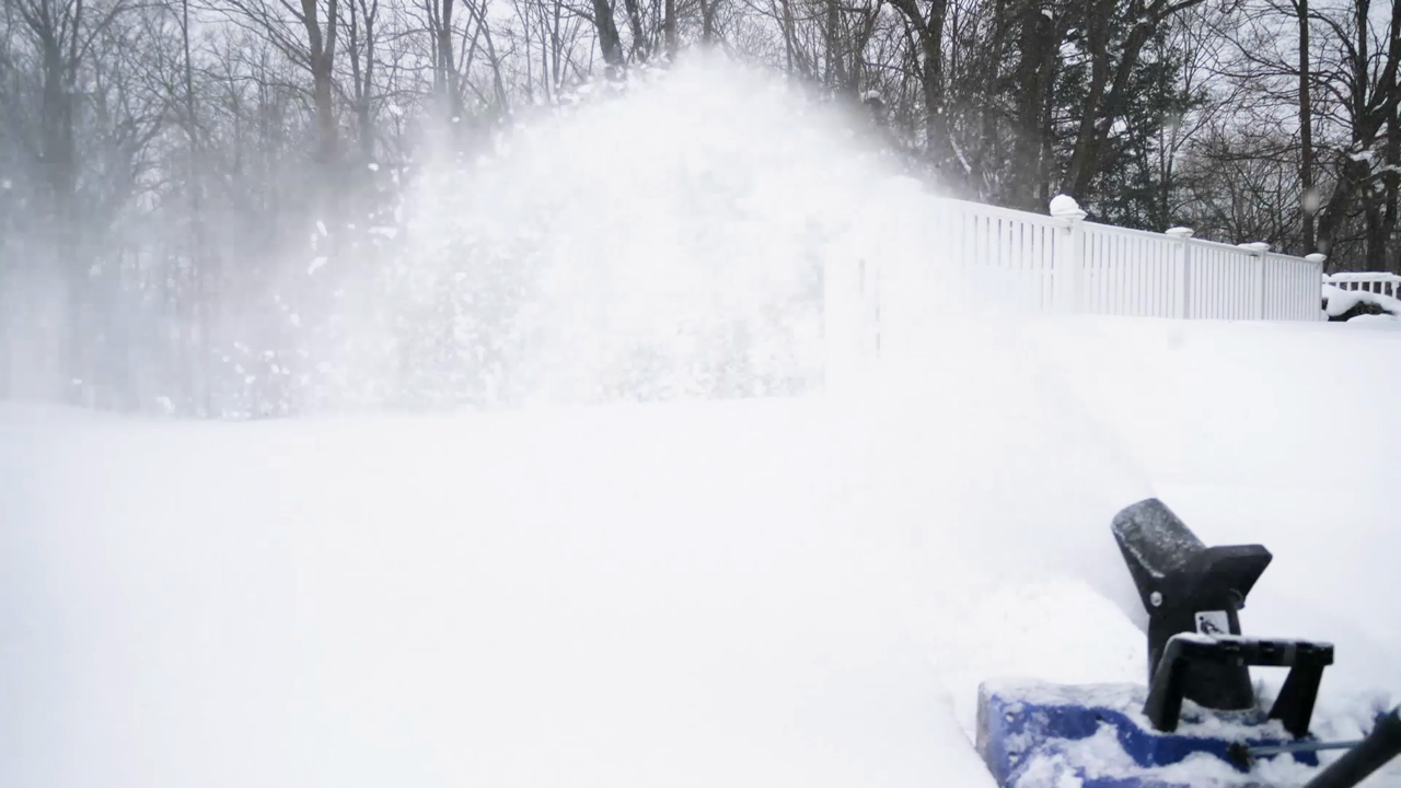 thumbnail video image 2 of Snow Joe 15A Electric Walk Behind Snow Blower with Dual LED Lights, SNJ-SJ627E, 2 of 9