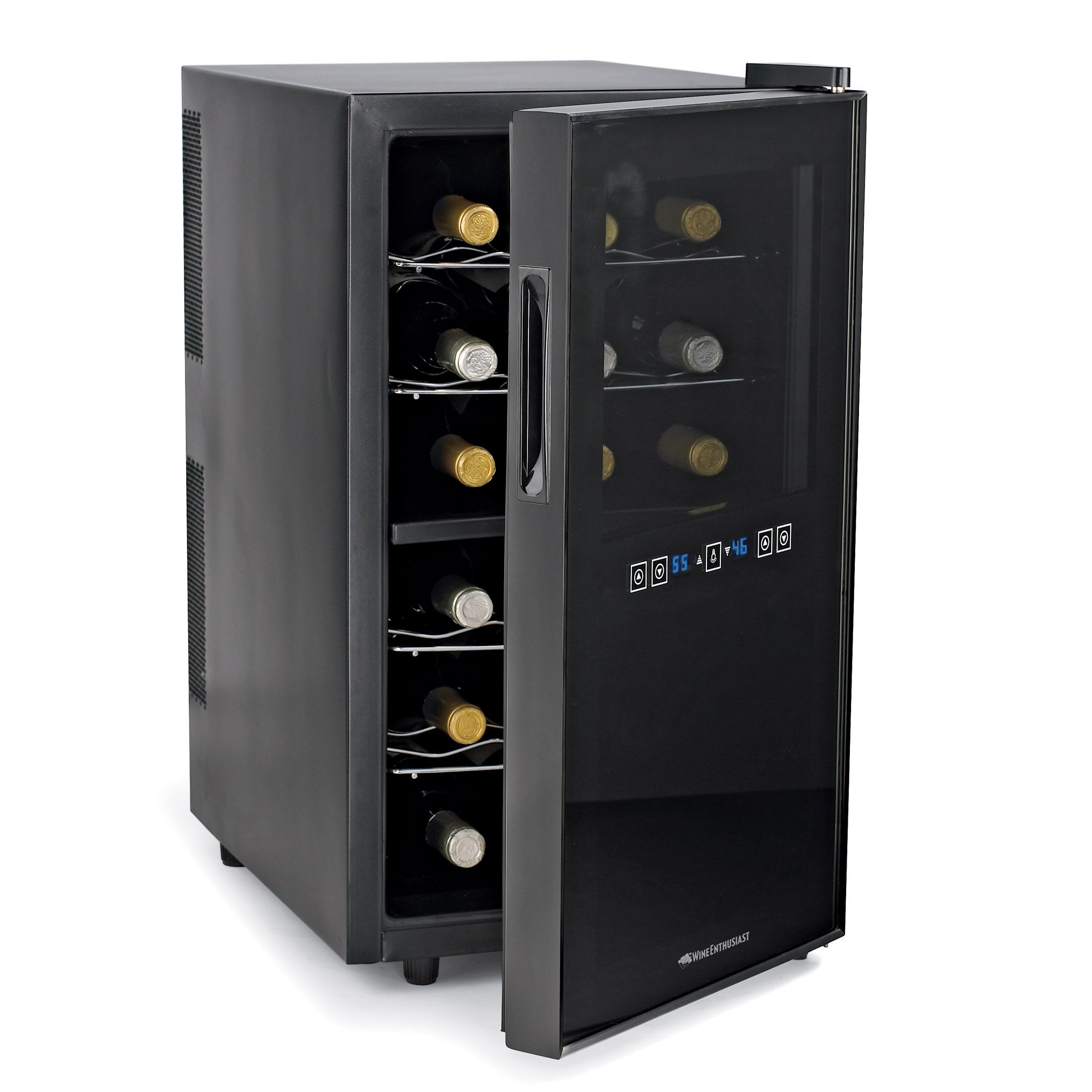 Wine Enthusiast Silent 18 Bottle Dual Zone Touchscreen Cooler Etl Roved