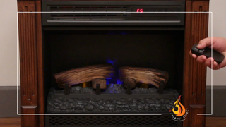ChimneyFree Rolling Mantel with 3D Infrared Quartz Electric Fireplace - image 2 of 6