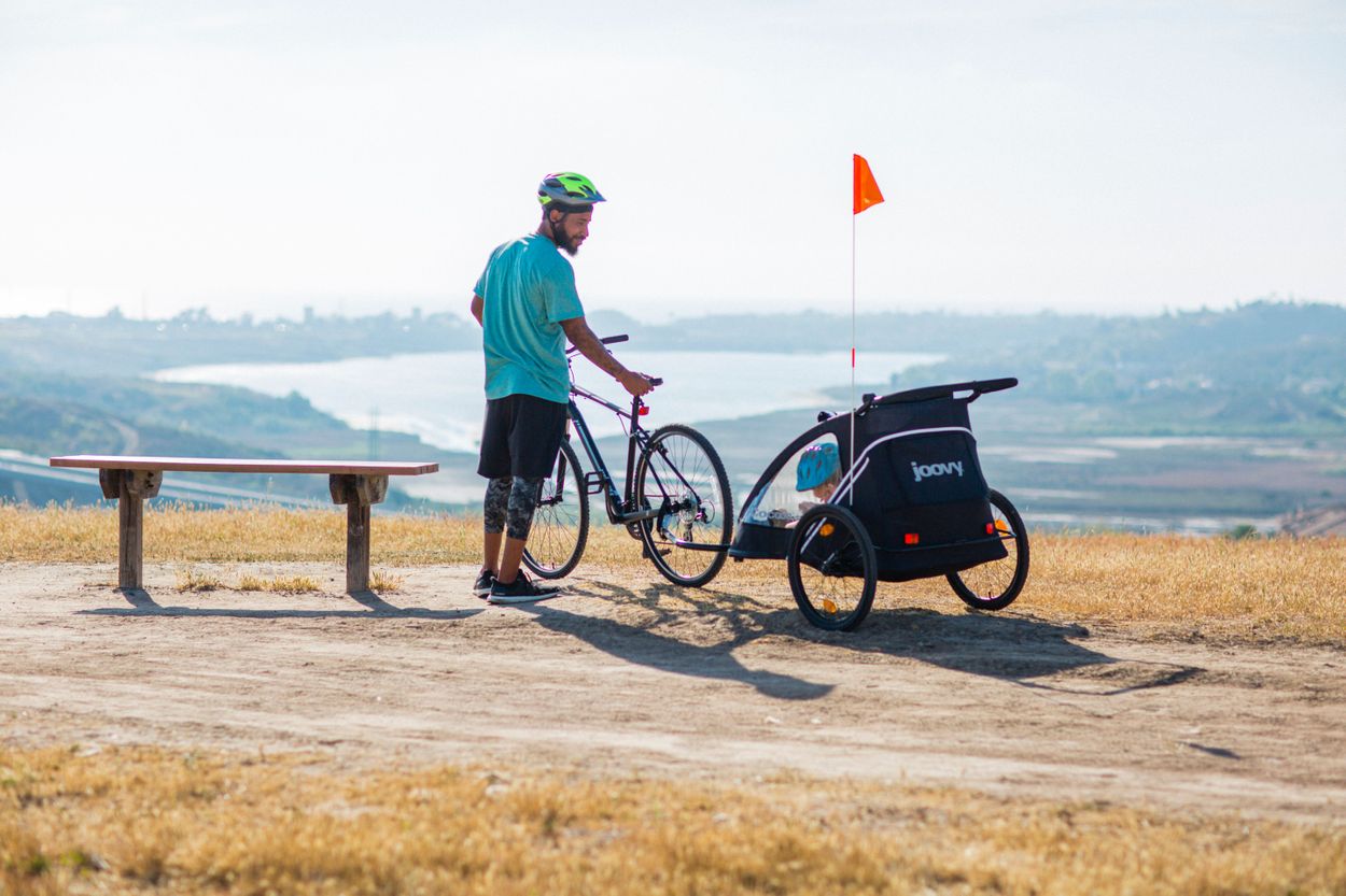 joovy cocoonx2 bike trailer