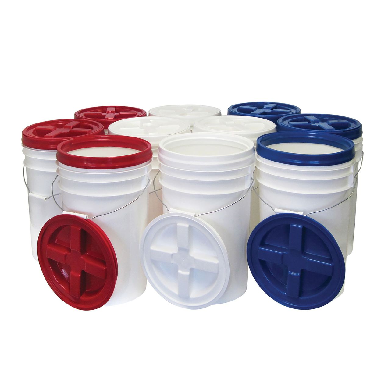 food storage buckets and lids