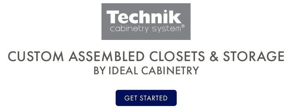 Custom Assembled Closets By Technik Cabinetry System