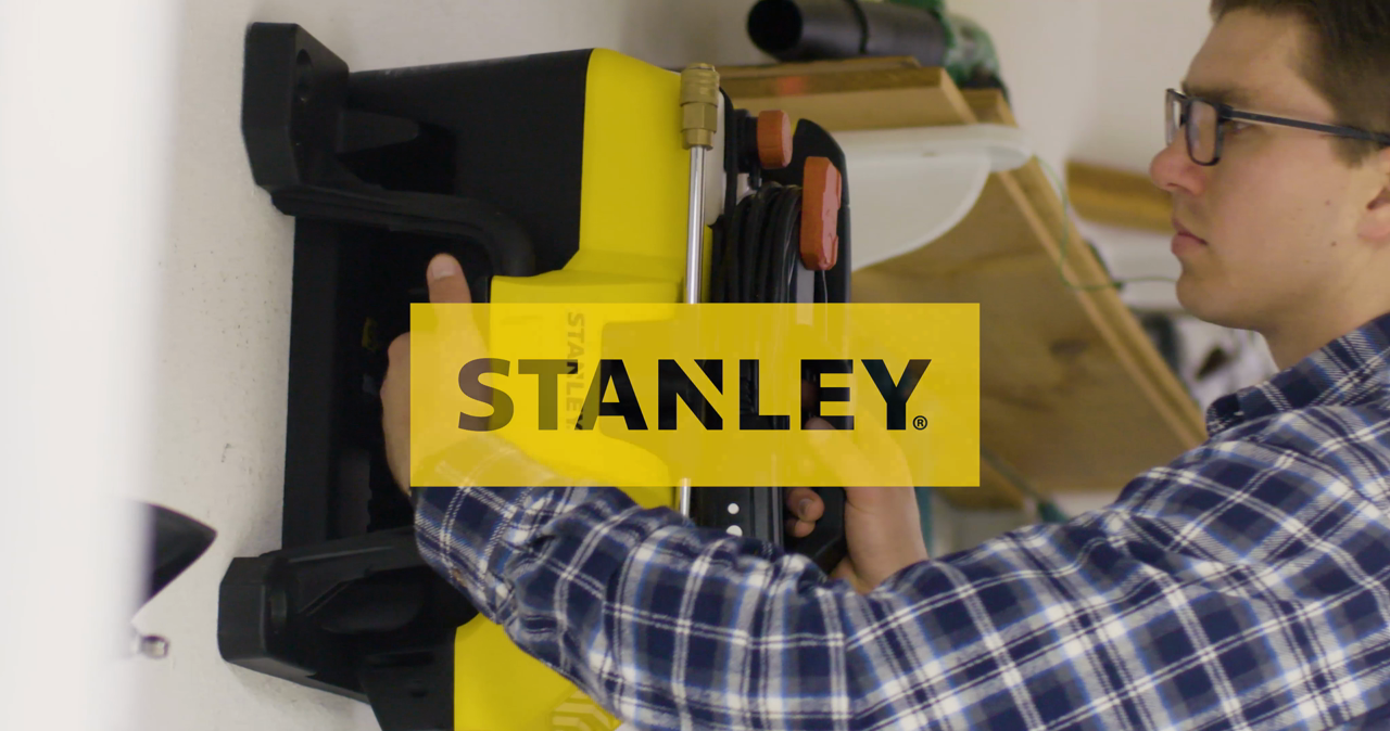 thumbnail video image 2 of Stanley SLP 2050 PSI 2-In-1 Electric Pressure Washer For Cart or Portable Use with Spray Gun, Wand, 25 Foot High Pressure Hose, 35 Foot Power Cord, Detergent Tank, and 4 Nozzles, 2 of 8