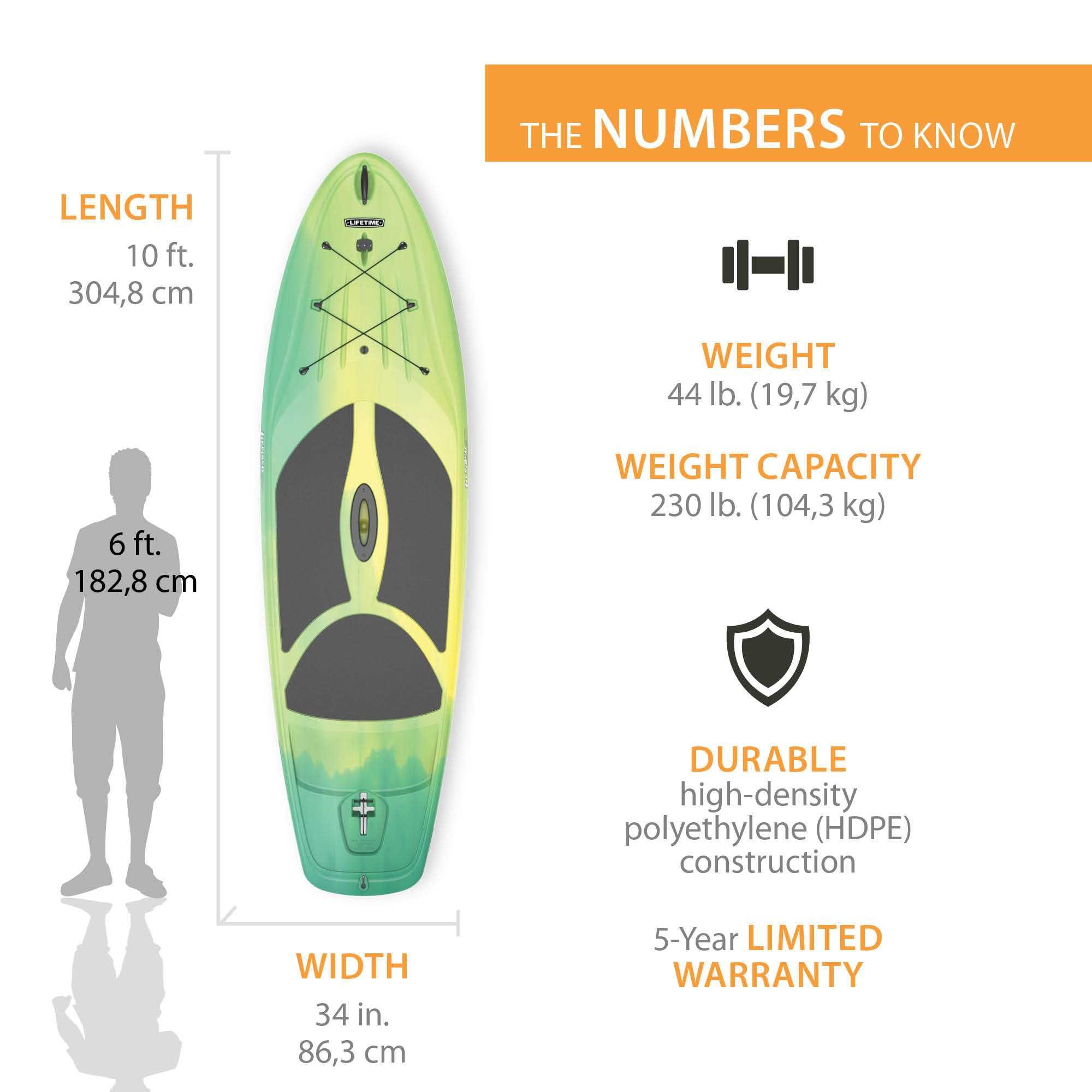 paddle board weight kg