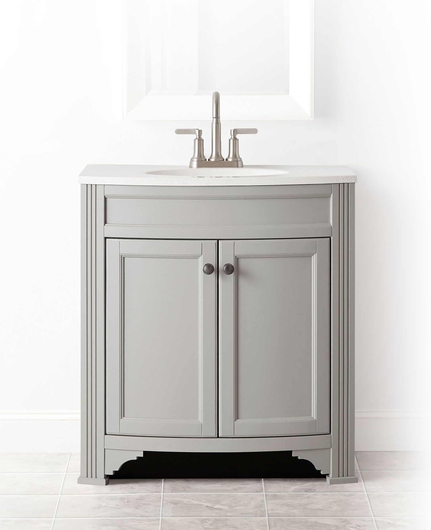 Style Selections Delyse 30 5 In Gray Single Sink Bathroom
