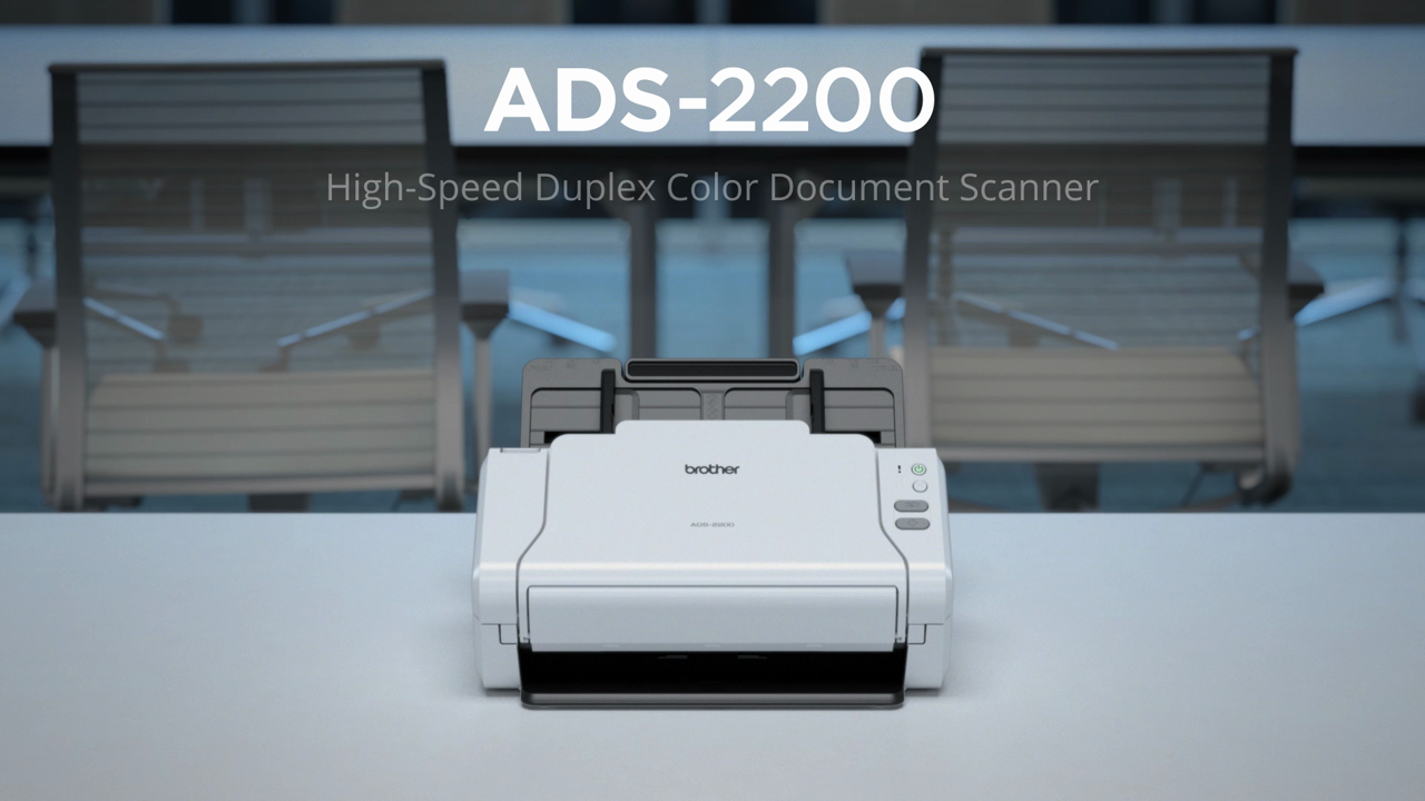 thumbnail video image 2 of ADS2200 High-Speed Desktop Color Scanner with Duplex Scanning, 2 of 9
