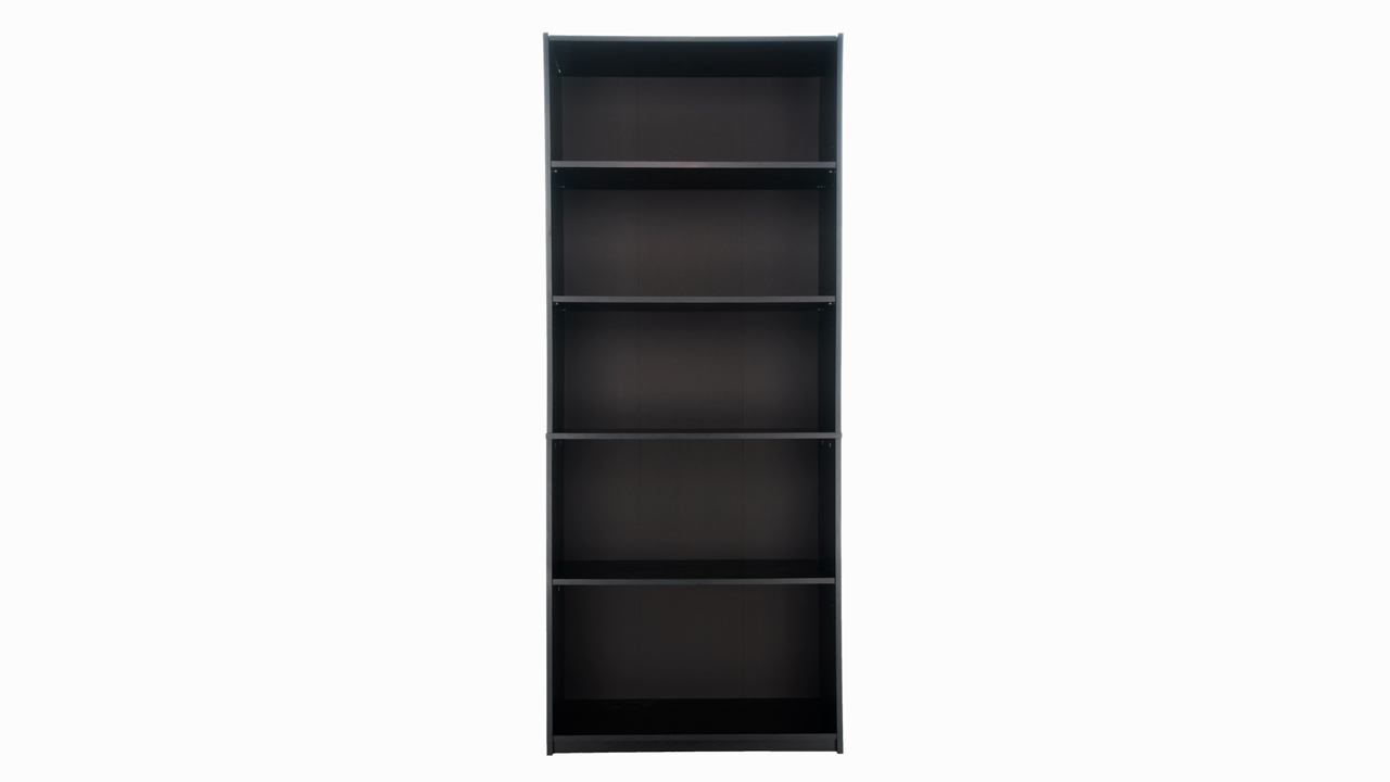 Mainstays 71 5 Shelf Standard Bookcase Multiple Finishes Com
