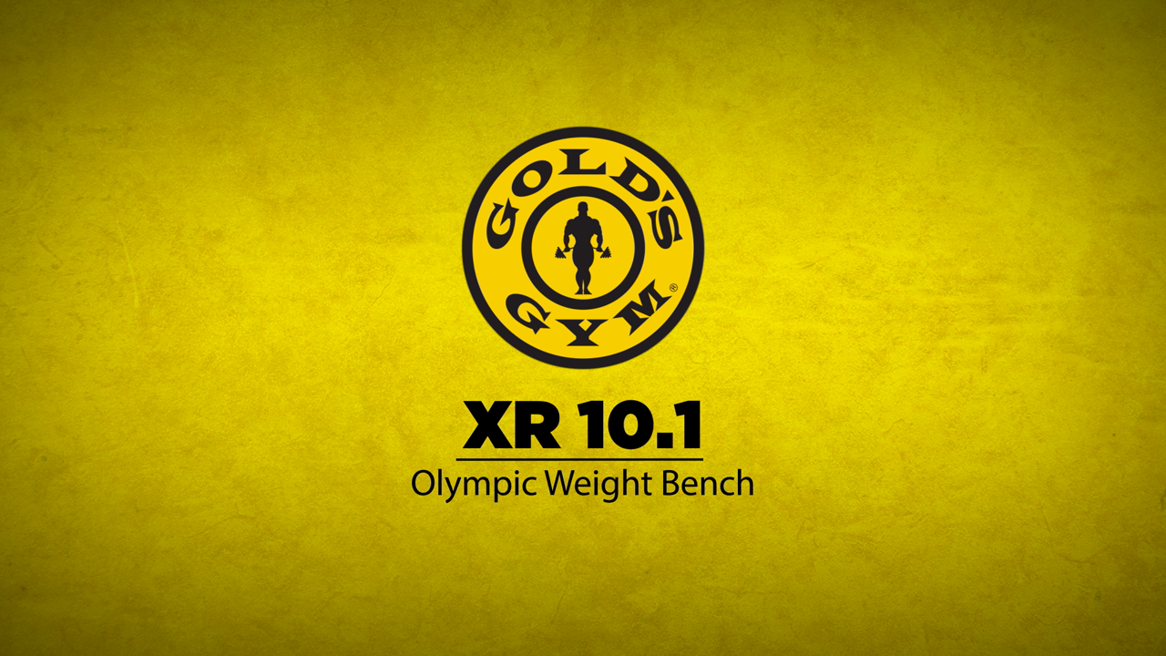 thumbnail video image 2 of Gold's Gym XR 10.1 Olympic Weight Bench with Weight Storage, 2 of 6