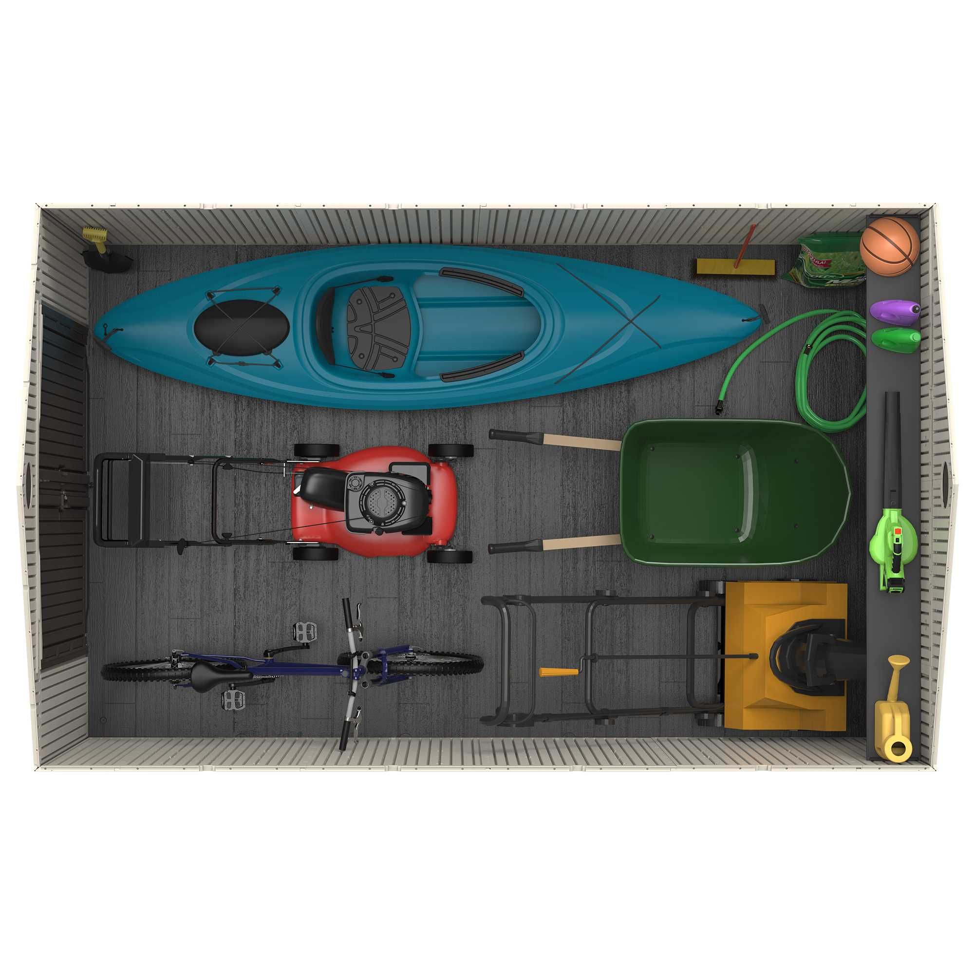 Lifetime Products 8' x 12.5' Resin Outdoor Storage Shed 