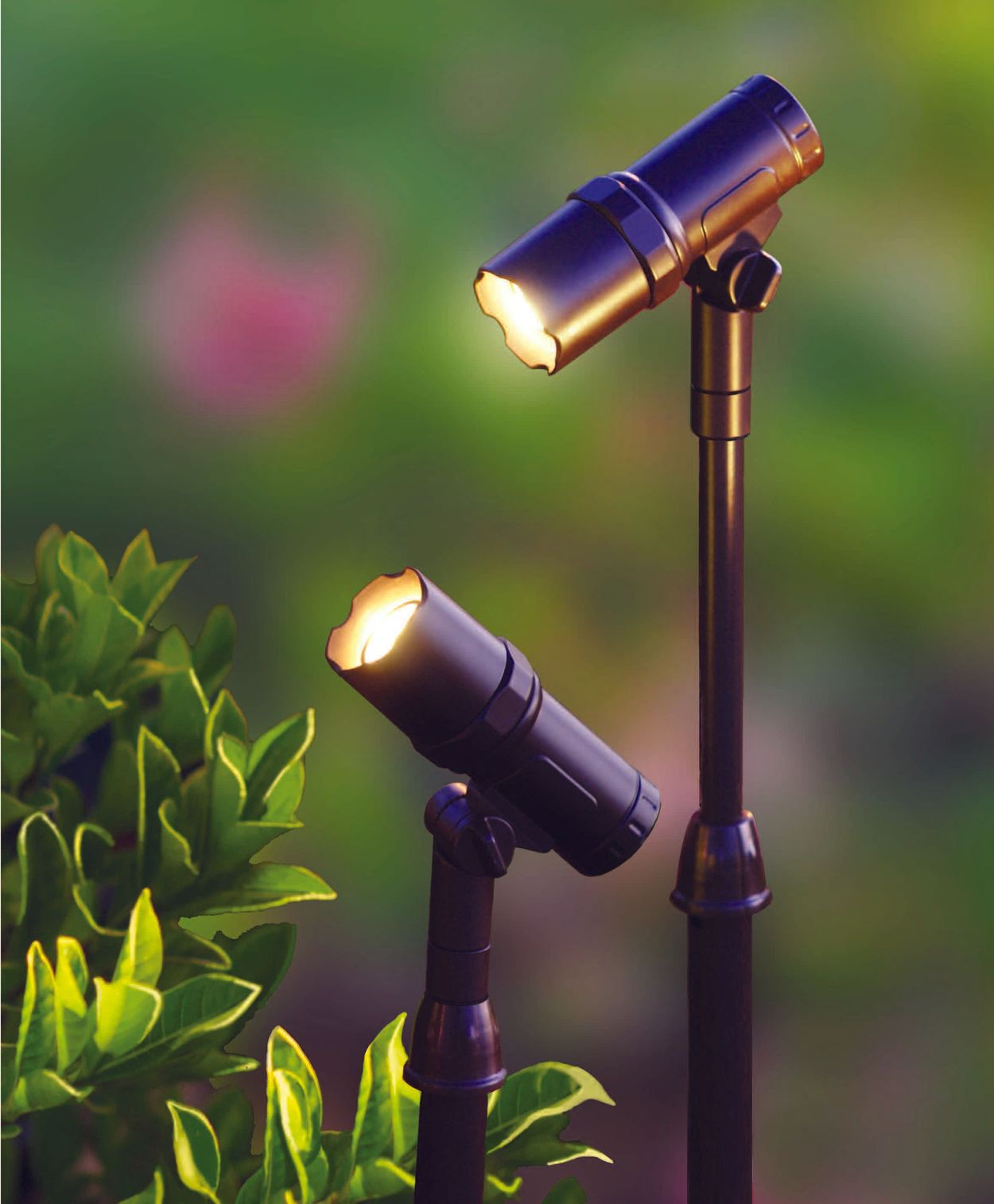 Smartyard LED Solar Spot Lights, 2pack NEW eBay