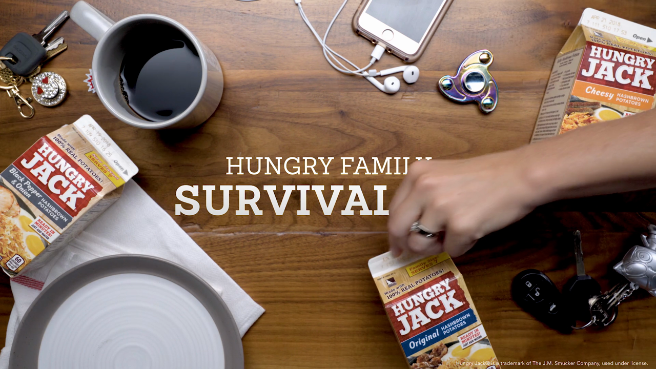 thumbnail video image 2 of (4 pack) Hungry Jack Hashbrown Potatoes, 4.2 oz pint carton, 2 of 9