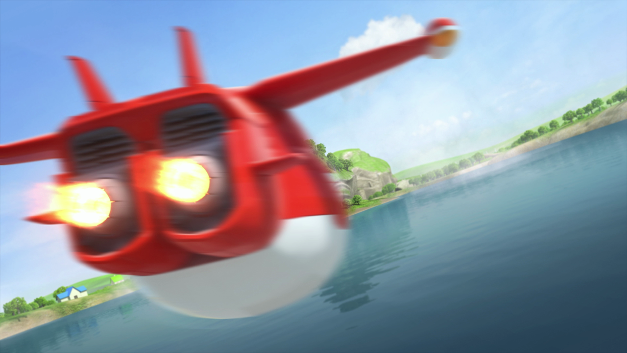 thumbnail video image 2 of Auldey Toys - Super Wings Transforming Vehicles, Jett, 2 of 4