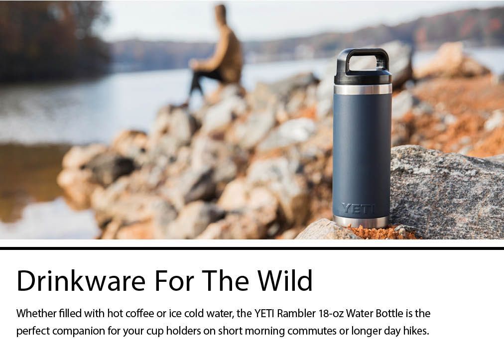 Yeti Rambler 18 Fl Oz Stainless Steel Water Bottle In The Water