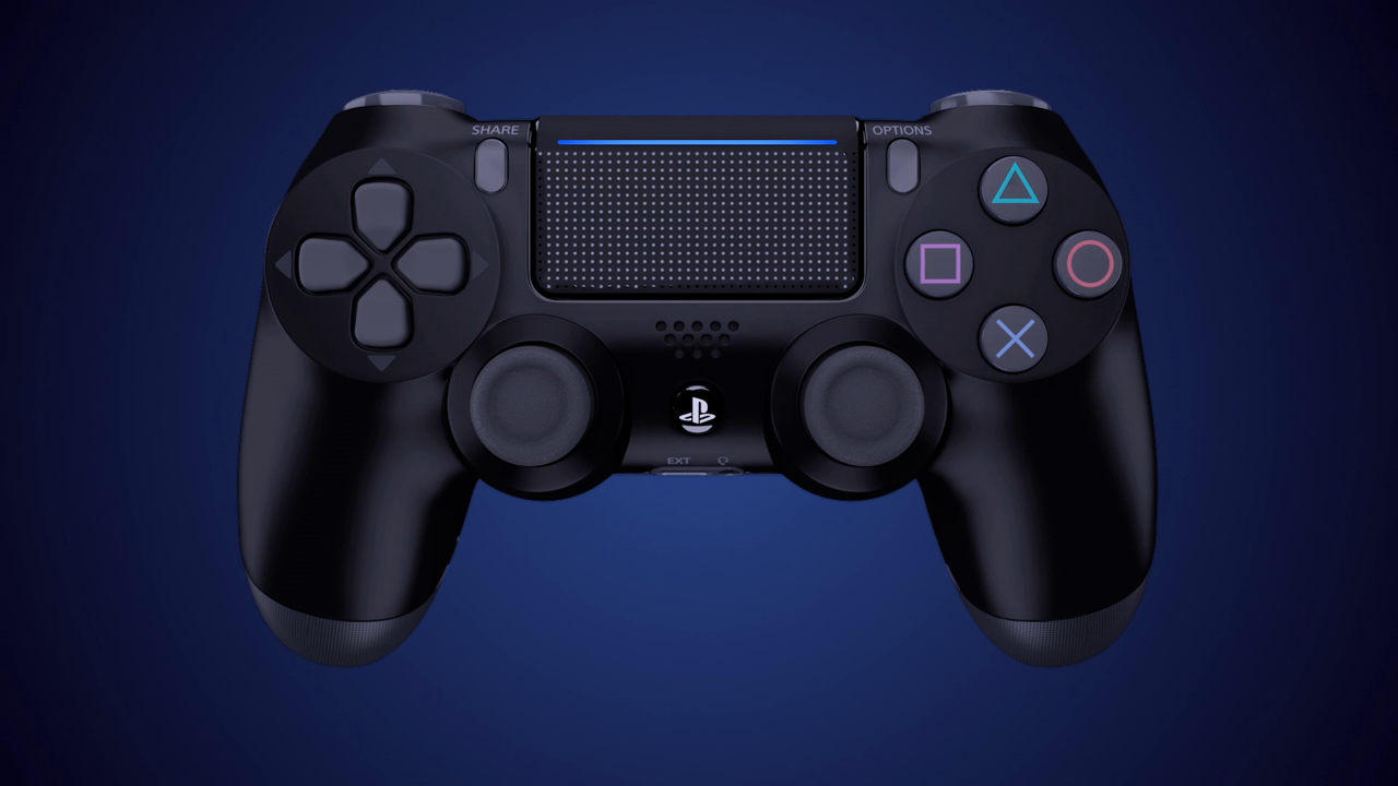 PlayStation, DualShock 4 Controller, PS4 JET BLK, Black - Walmart.com