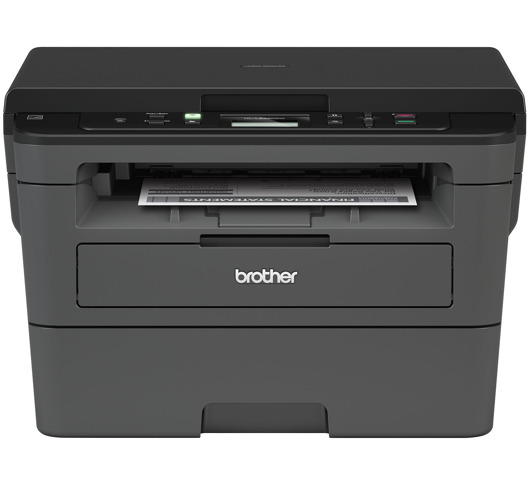 Brother HLL2390DW Monochrome Laser Printer with Convenient Flatbed Copy & Scan, Duplex and