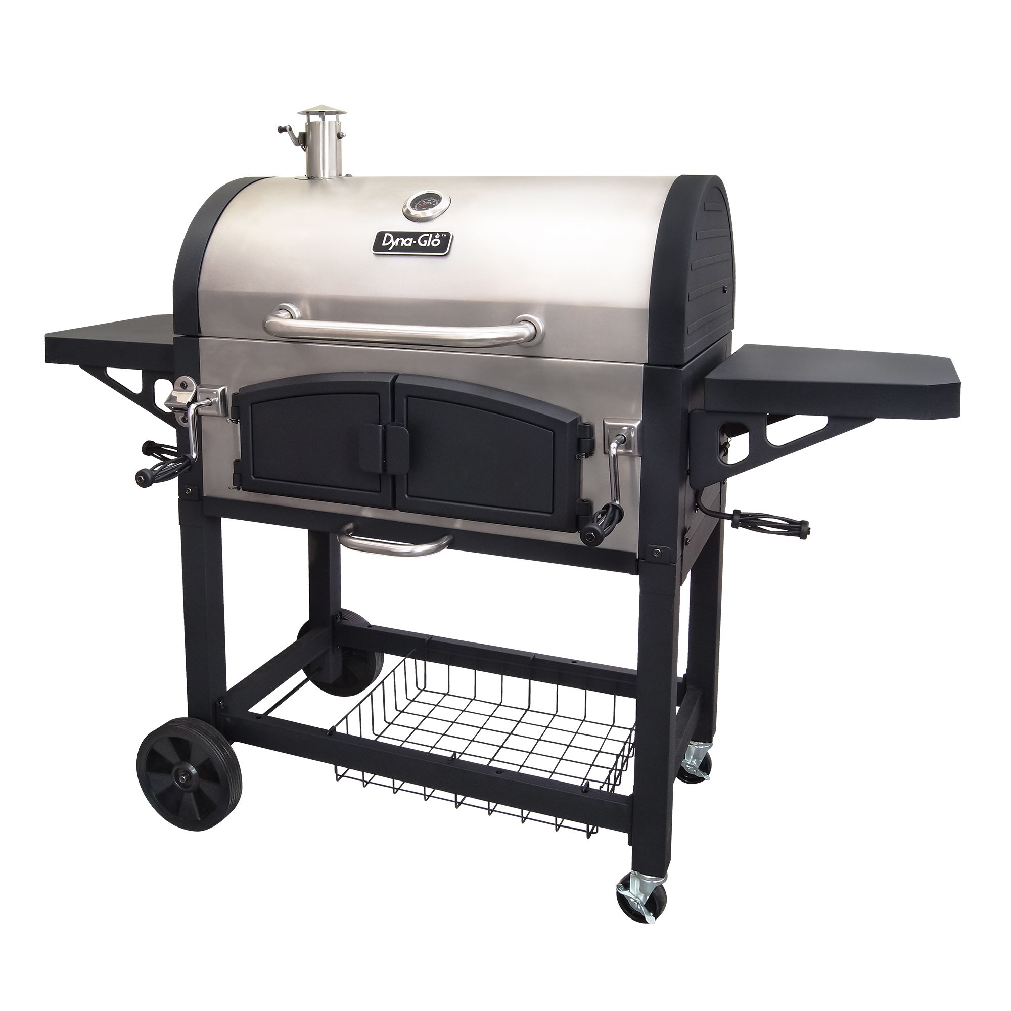 Dyna Glo X Large Premium Dual Chamber Charcoal Grill 816 Square Inches Of Cooking Space 2995