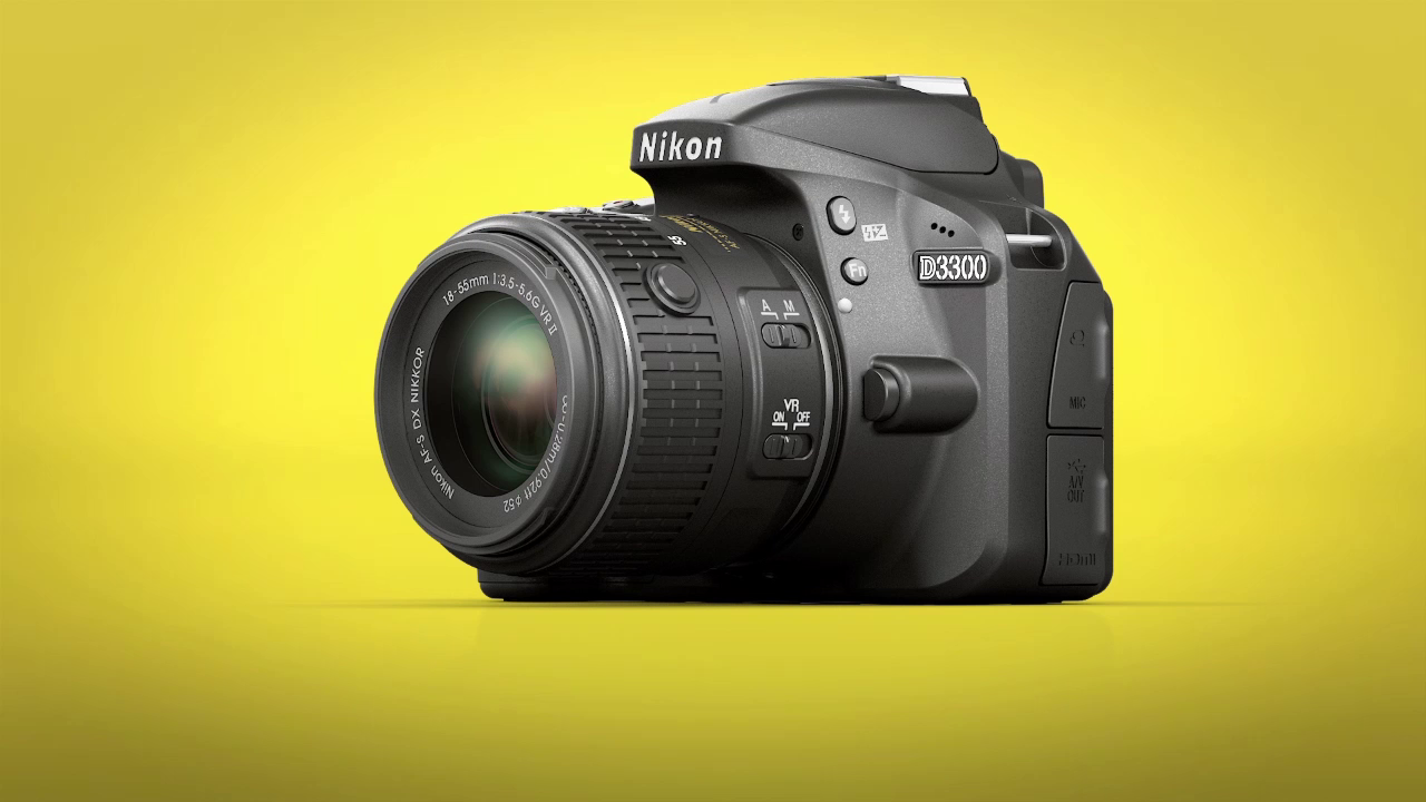 thumbnail video image 2 of Nikon D3300 Digital SLR with 24.2 Megapixels and 18-55mm Lens Included (Available in multiple colors), 2 of 6
