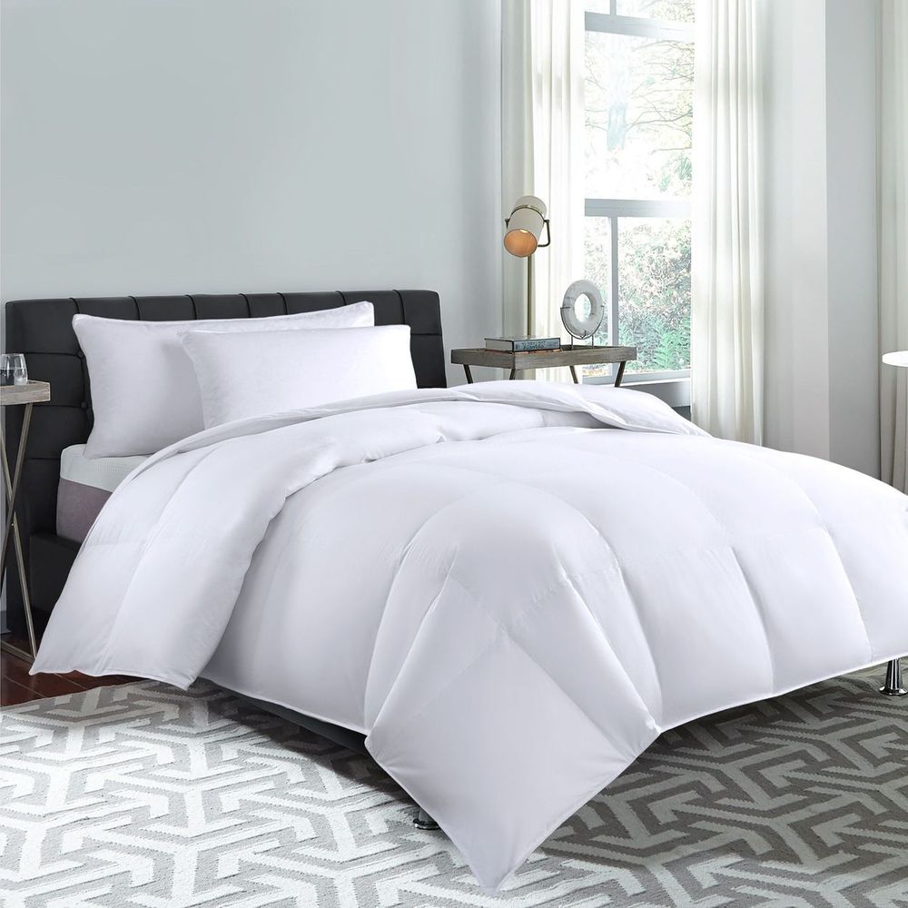 Hotel Grand White Goose Feather & Down Comforter, King Size eBay
