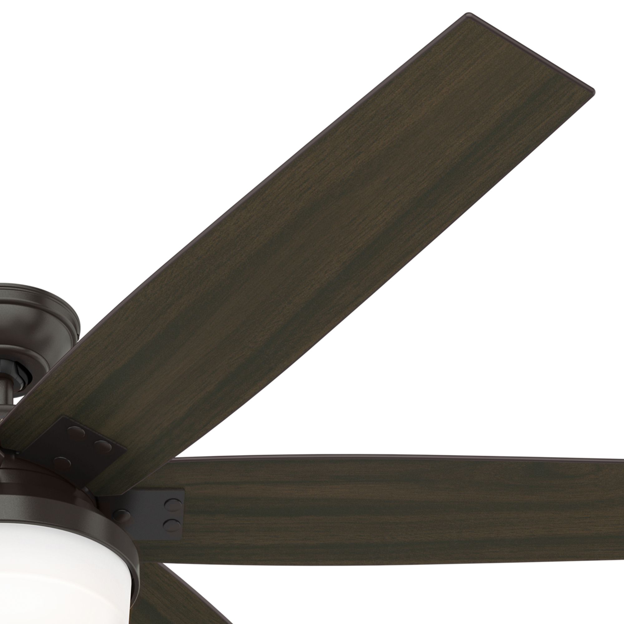 Hunter Kaplan Led 64 Ceiling Fan Dark Walnut