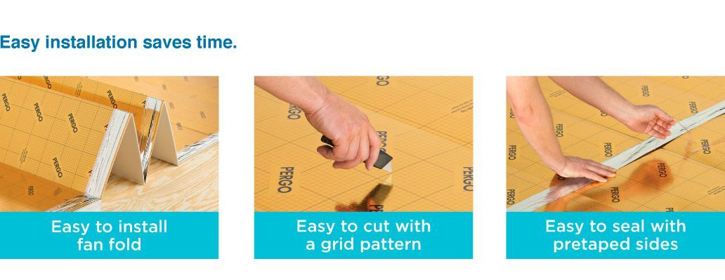 Pergo Gold 100 Sq Ft Premium 3 Mm Flooring Underlayment In The Pergo Gold 100 Sq Ft Premium 3 Mm