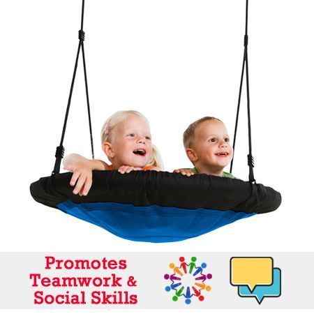 Kids Creations Blue Nest Swing