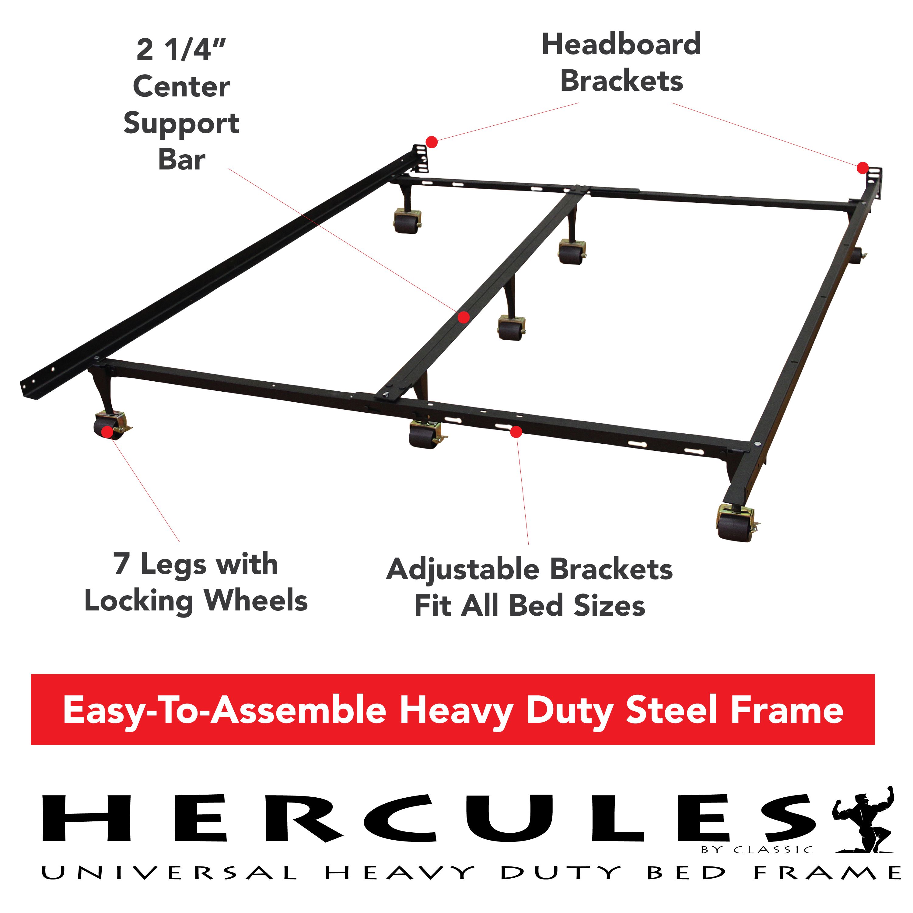 Modern Sleep Hercules Universal Heavy Duty Adjustable Metal