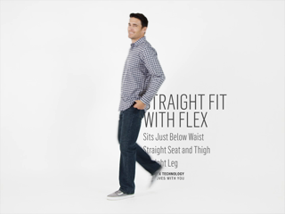 Wrangler Men's 5 Star Straight Fit Jeans with Flex 