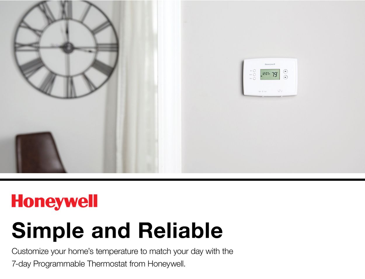 Honeywell 7 Day Programmable Thermostat At Lowes Com