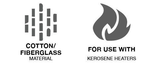 Kerosene Heater Wick Cross Reference Chart