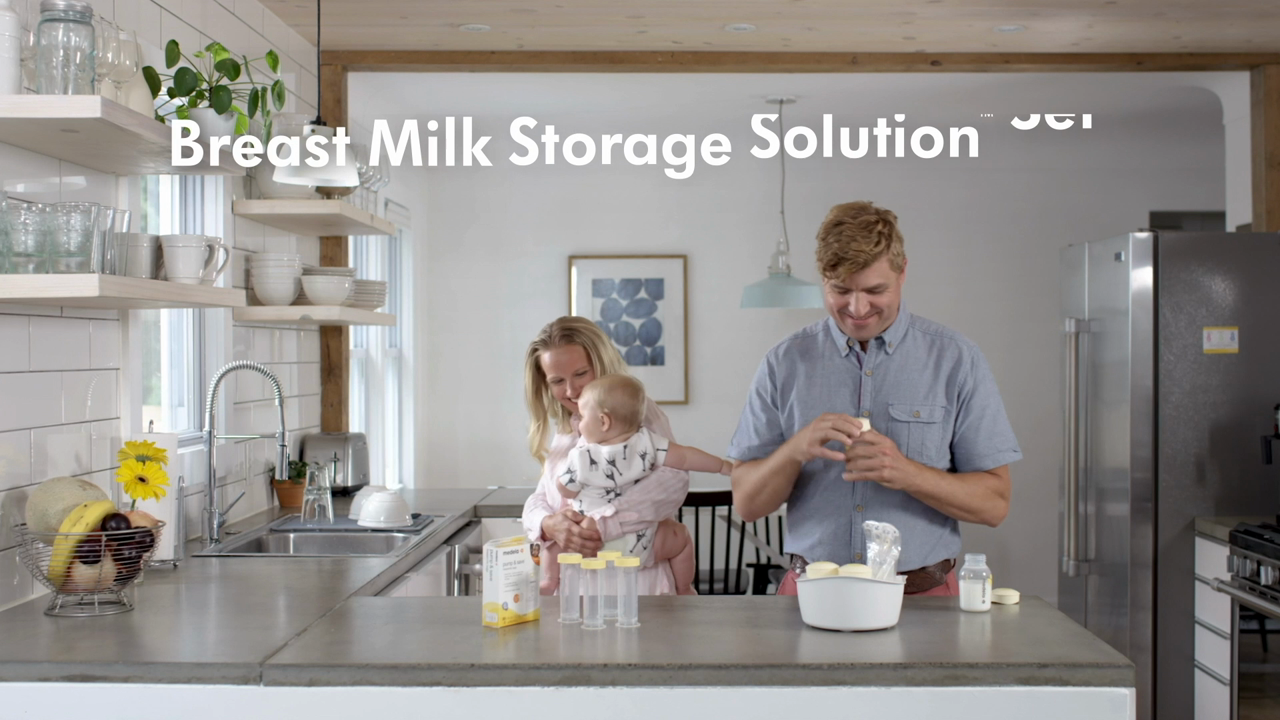 thumbnail video image 2 of Medela Breast Milk Storage Solution Set, 50 pieces, 2 of 5