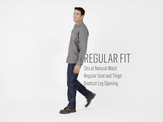 Regular Fit Boot Cut Jeans - Walmart.com